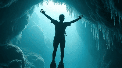 Free Diving Under Ice: The Mental Battle Against Claustrophobia and Hypothermia