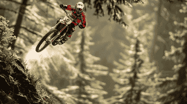 Into the Drop Zone: The Gravity-Defying Sport of Downhill