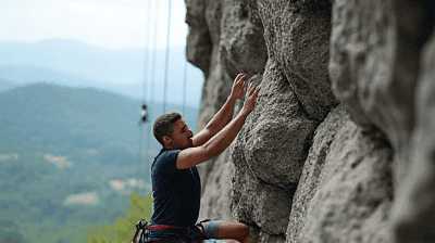 Scaling the Vertical Limit An Intense Rock Climbing Challenge